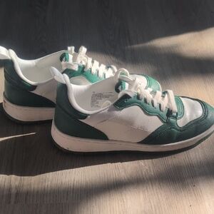wild fable White and Green Athletic Sneakers